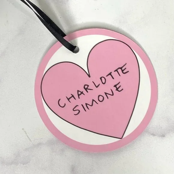 Charlotte Simone Gray & Teal FOX FUR Goody Gumdrops Striped Bag Charm Keychain - Picture 4 of 5